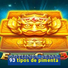 93 tipos de pimenta